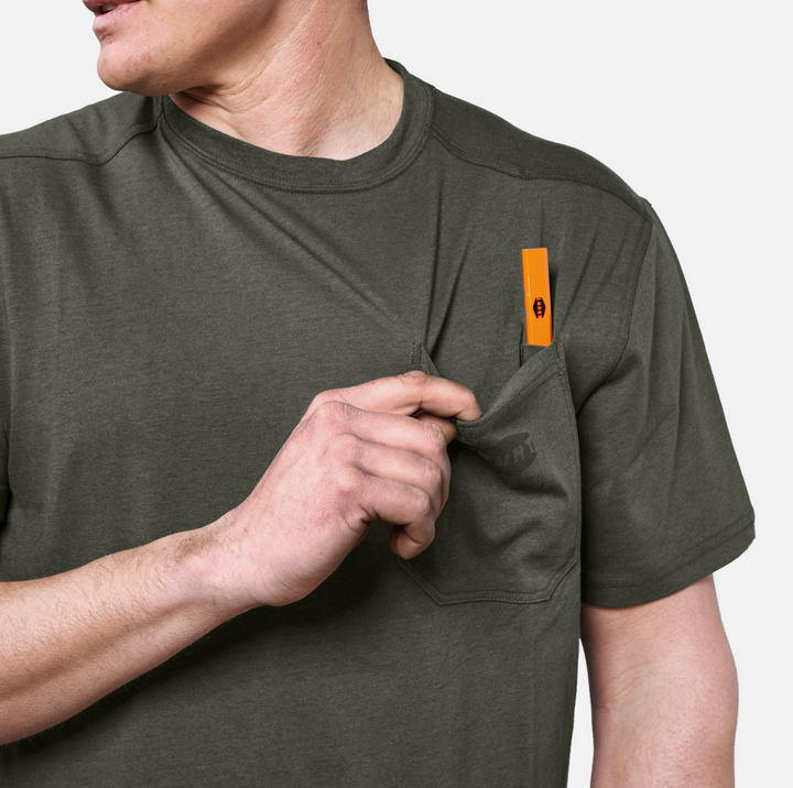BRUNT SHORT SLEEVE POCKET T-SHIRT