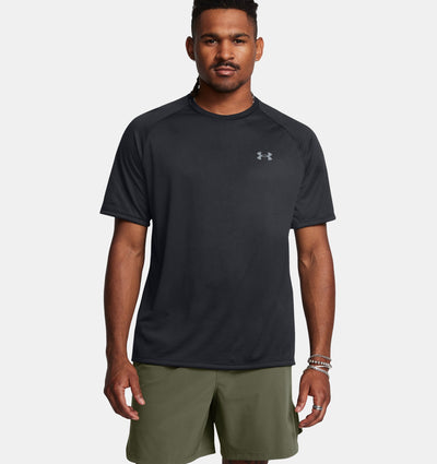UA TECH TEE SS BLACK