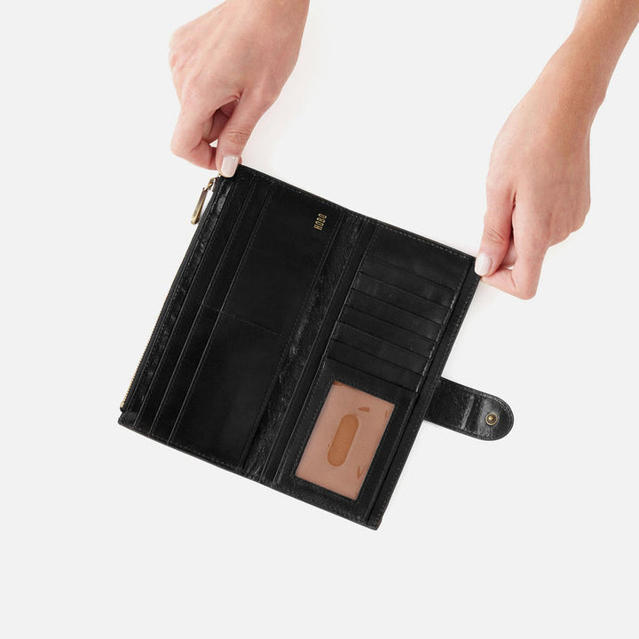 DUNN CONTINENTAL WALLET BLACK