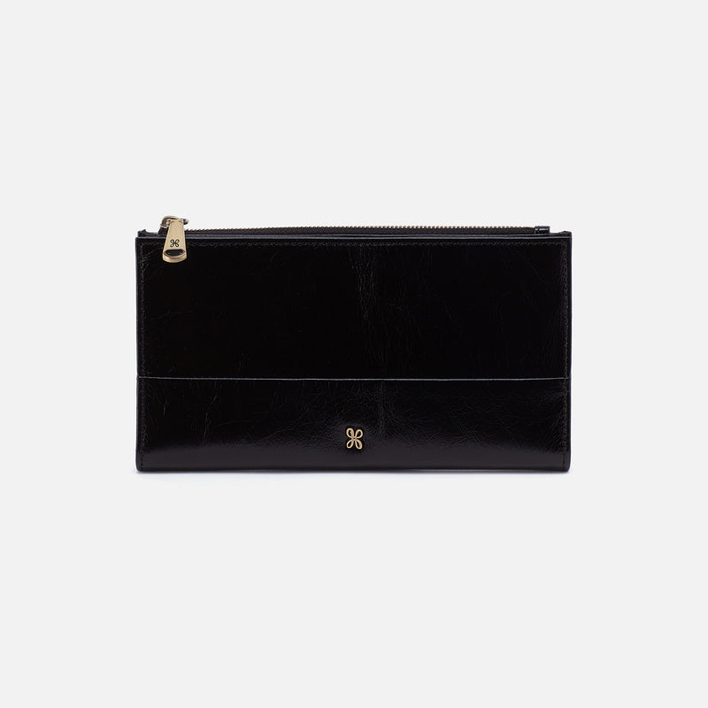 JILL LARGE BIFOLD WALLET BLACK