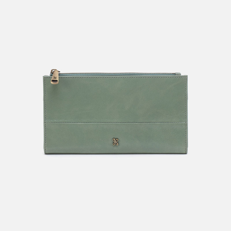 JILL LARGE BIFOLD WALLET JADE