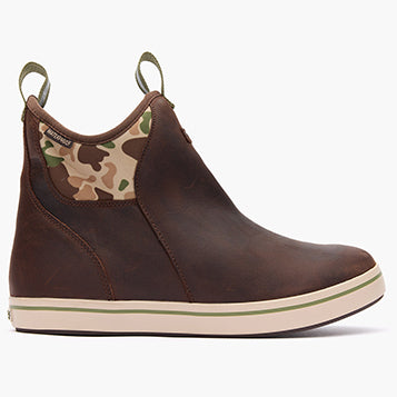 MEN'S 6" LEATHER ANKLE DECK BOOT