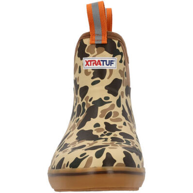MEN'S 6 IN DUCK CAMO ANKLE DECK BOOT