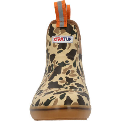 MEN'S 6 IN DUCK CAMO ANKLE DECK BOOT