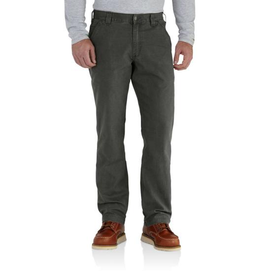 MEN'S WORK PANT- RELAXED FIT- RUGGED FLEX - CANVAS