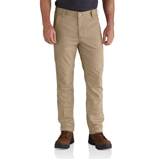 MEN'S 5-POCKET PANT- TAPERED SLIM FIT- RUGGED FLEX CANVAS