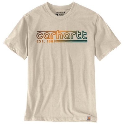 RELAXED FIT LIGHTWEIGHT SHORT-SLEEVE LOGO GRAPHIC T-SHIRT
