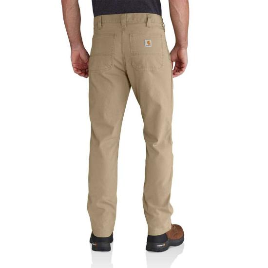 MEN'S 5-POCKET PANT- TAPERED SLIM FIT- RUGGED FLEX CANVAS