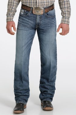 MEN'S RELAXED FIT ARENAFLEX WHITE LABEL - MEDIUM WASH
