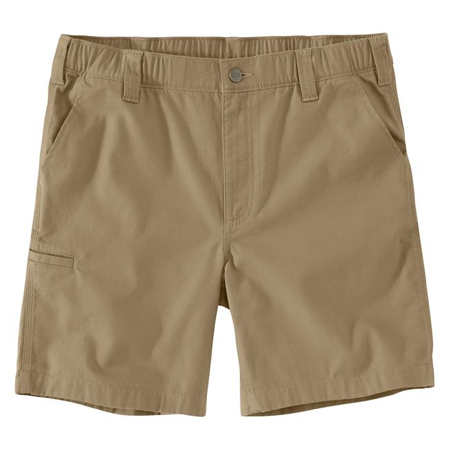 RUGGED FLEX RELAXED FIT CANVAS WORK SHORT 8 IN