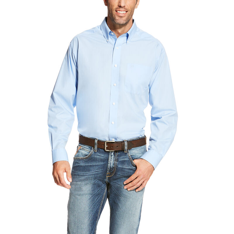 WRINKLE FREE SOLID SHIRT