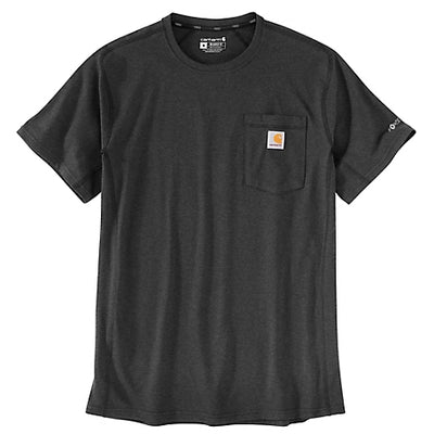 FORCE RELAXED FIT POCKET TEE - CARBON HEATHER