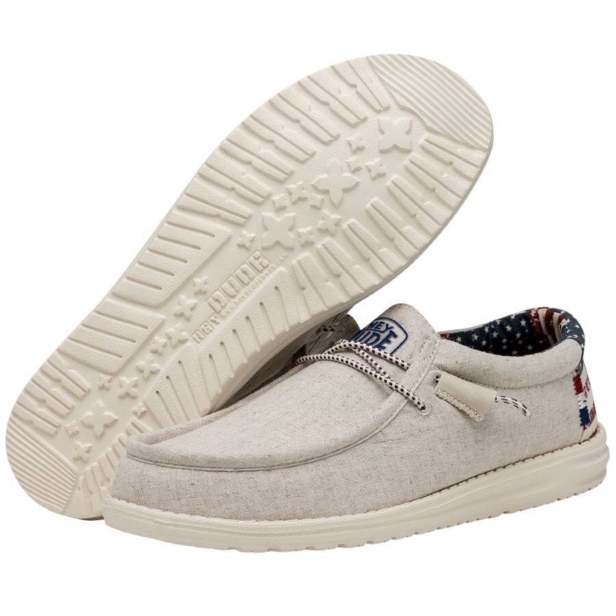 WALLY PATRIOTIC OFF WHITE