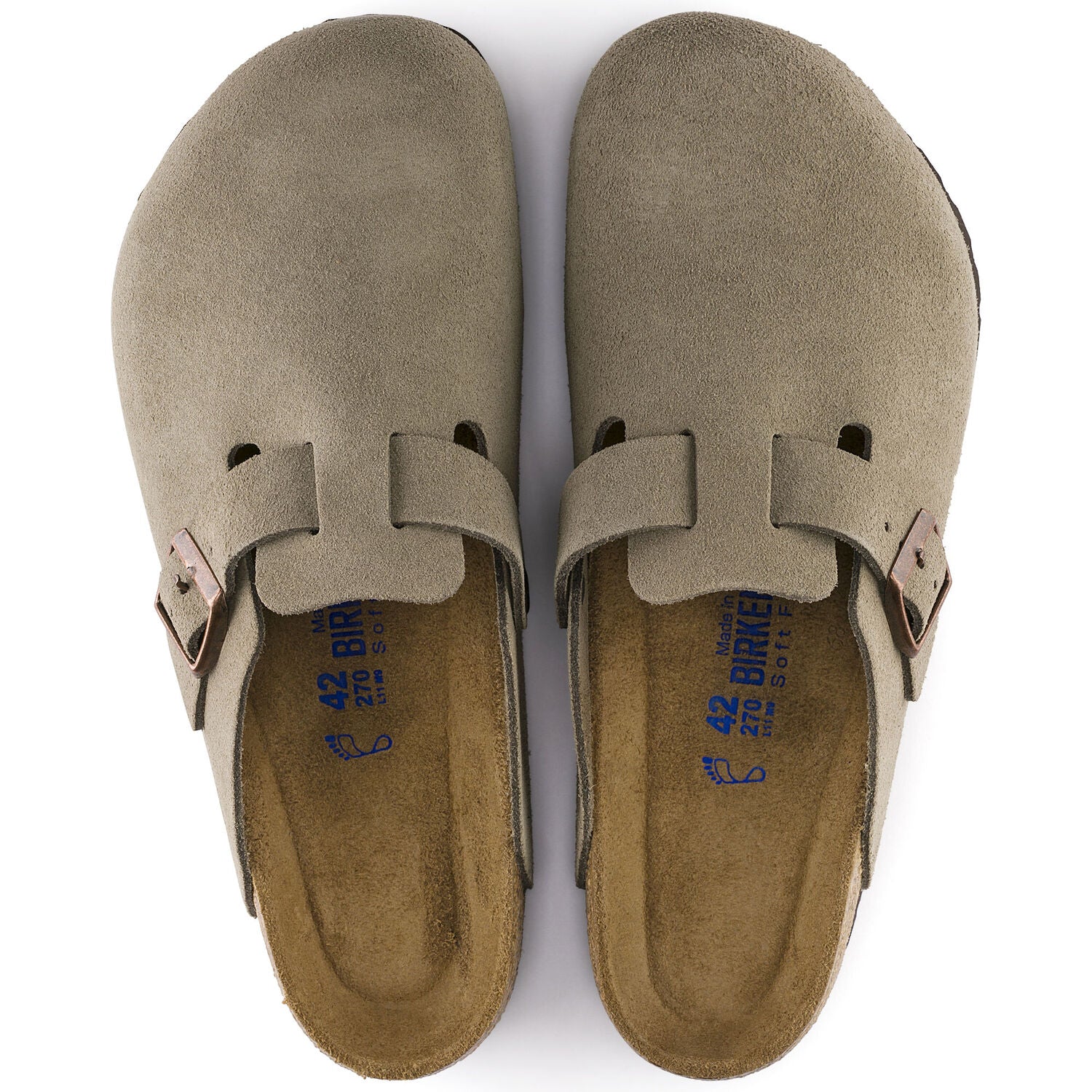 BOSTON SOFT FOOTBED SUEDE LEATHER – DiPrima's Shoes