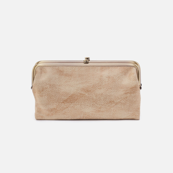 LAUREN CLUTCH WALLET - GOLD LEAF