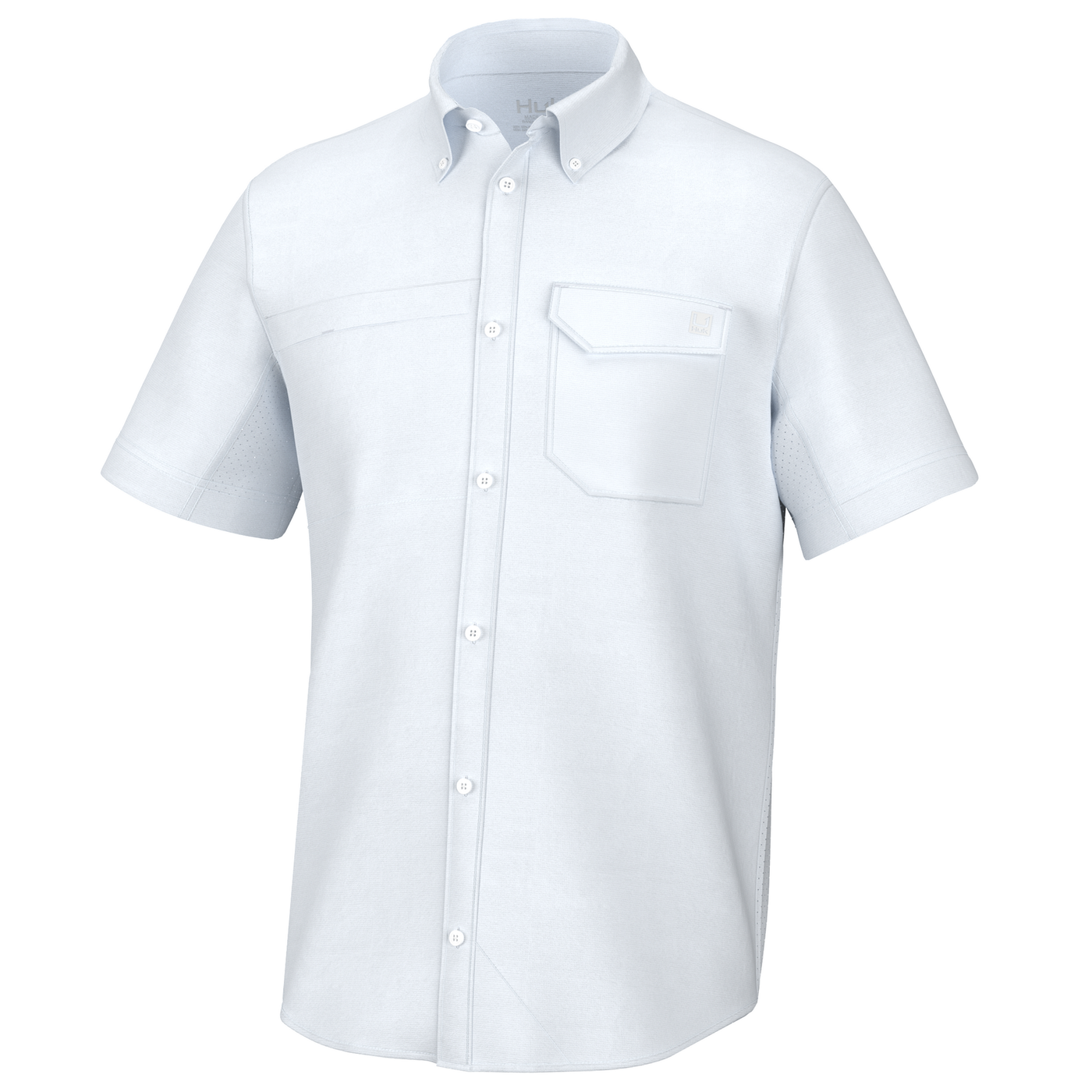 HUK TIDE POINT BUTTON-DOWN SHORT SLEEVE