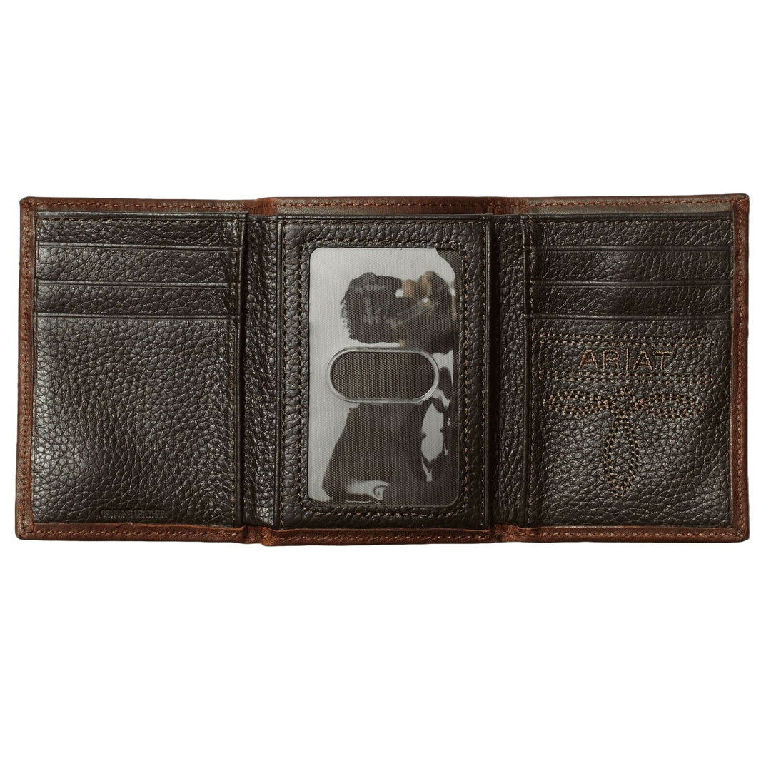 ARIAT TRIFOLD SHIELD WALLET