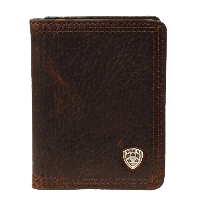 ARIAT WORK BIFOLD W/ FLIP &amp; SHIELD LOGO