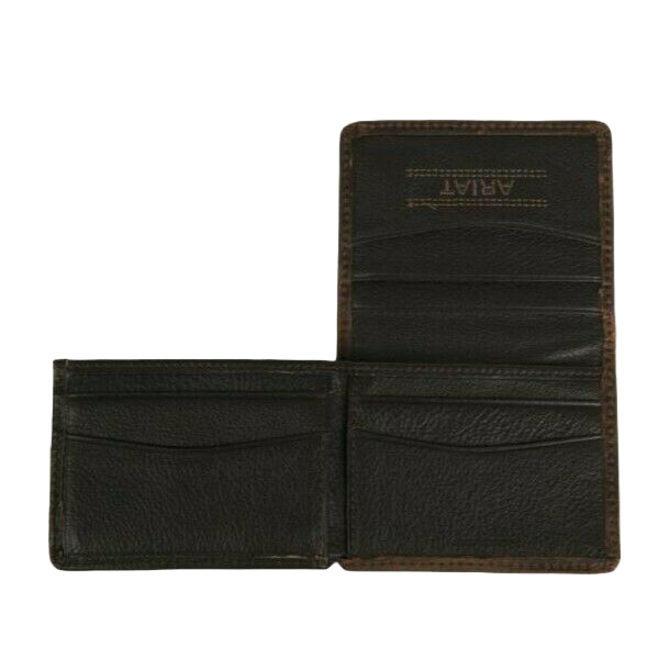 ARIAT WORK BIFOLD W/ FLIP &amp; SHIELD LOGO
