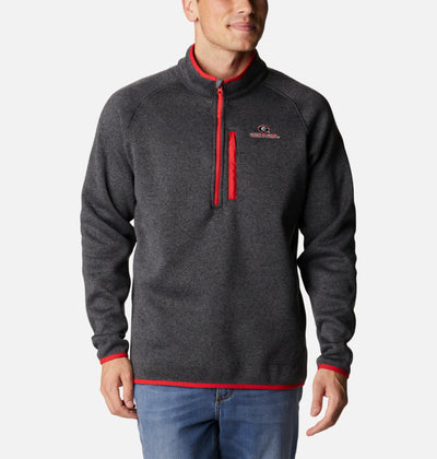 MEN'S UGA CANYON POINT SWEATER FLEECE 1/2 ZIP - SHARK