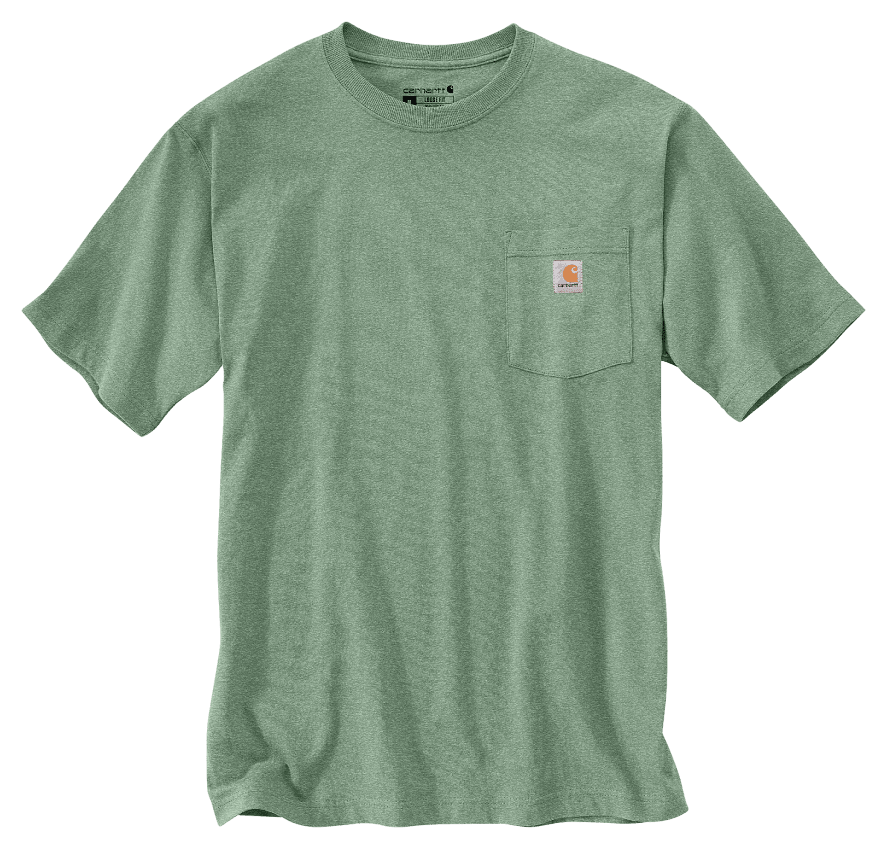 K87 LOOSE FIT POCKET TEE- LODEN FROST