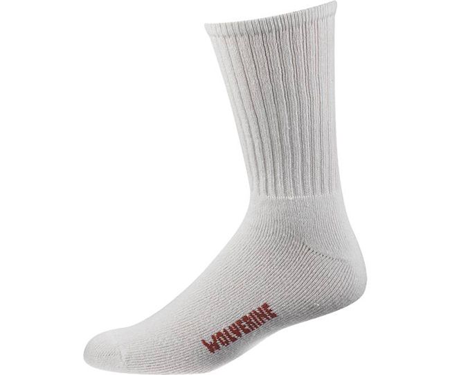 WOLVERINE MULTI PACK COTTON CREW SOCKS- GREY